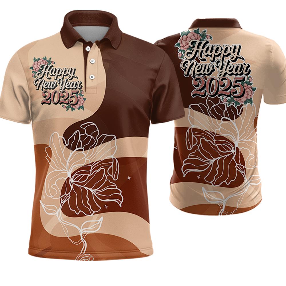 New Year's Shirt For Men Sports Jersey Dry Fitted Polo Shirt Business Casual Short Sleeved Men's Clothing Chinese New Year Shirt