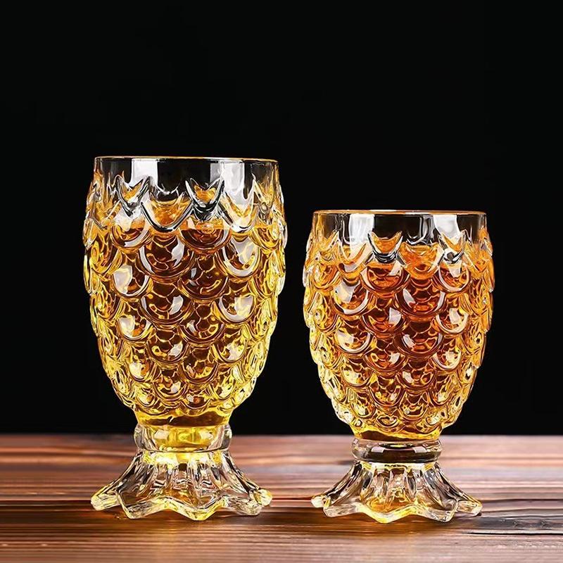 Elegantes Meerjungfrau-Cocktailglas, personalisiertes fischförmiges Glas, kreativer Rotweinbecher, transparentes Trinkgeschirr, klassischer süßer Weinbecher