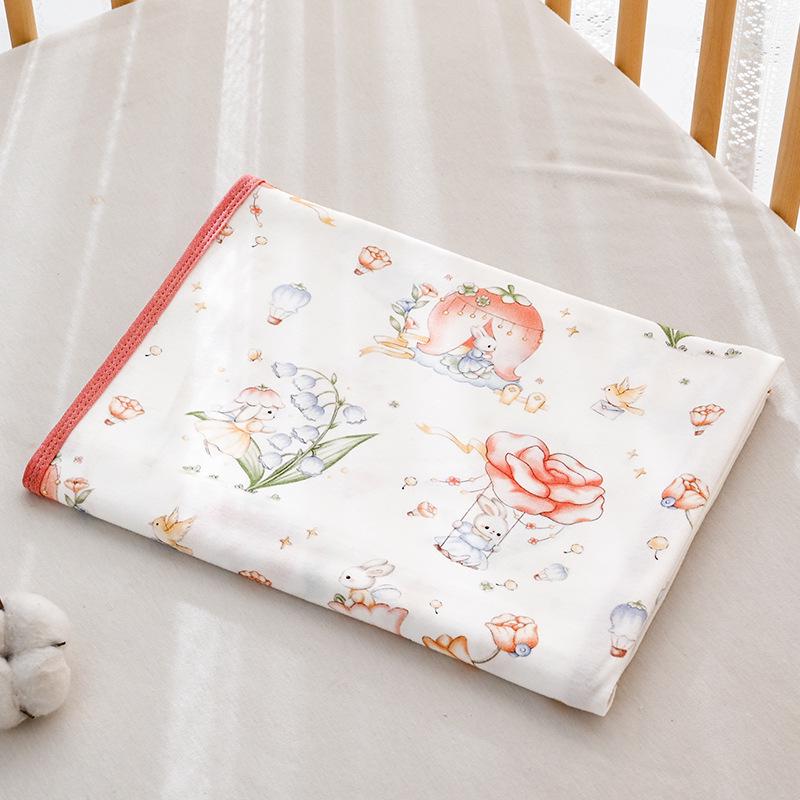 Oddychający kocyk otulacz dla noworodka z czystej bawełny, cienki, zapobiegający odruchowi Moro, niemowlęcy Typ A.