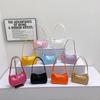 Retro Candy Color Underarm Bag Small PU Leather Top-Handle Handbag Soft Square Bag Women
