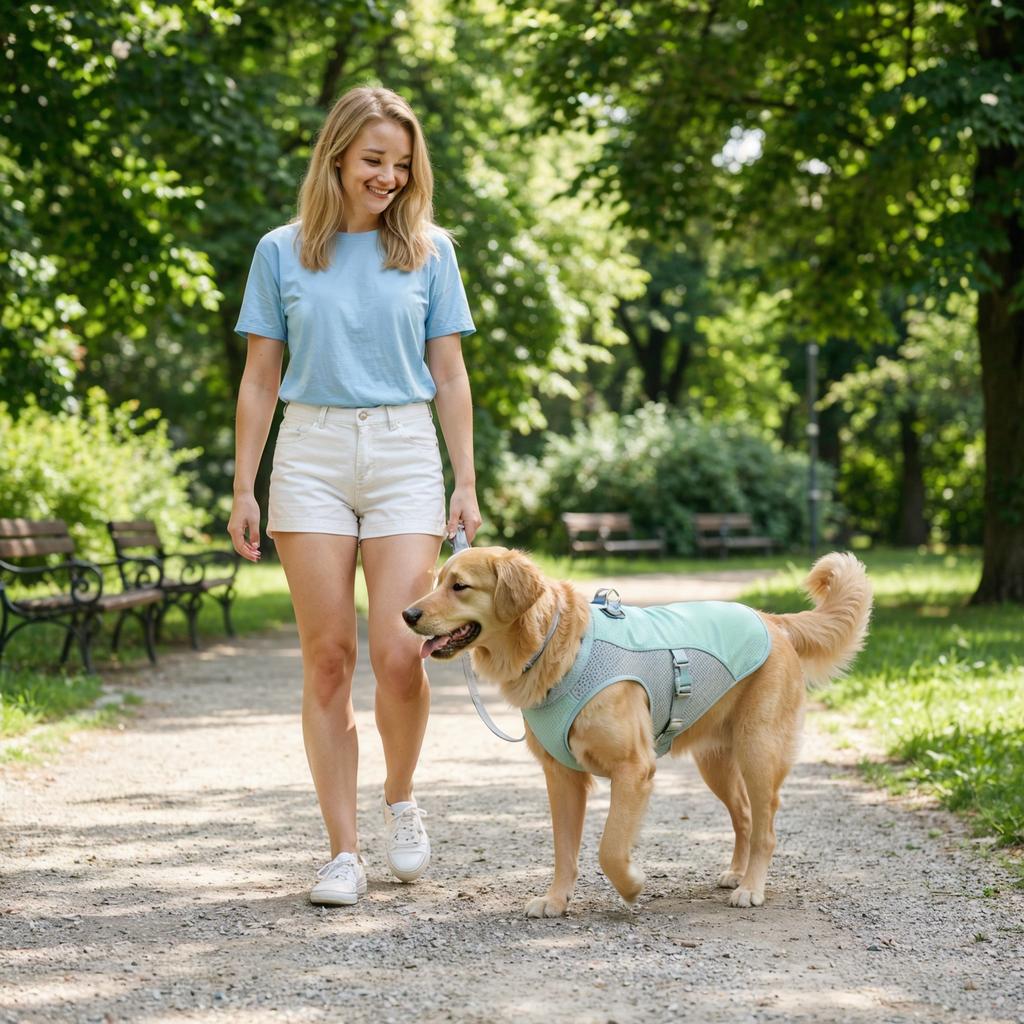 Heat  Breathability Heat Dissipation Dogs And Cats Back And Chest Strap