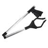 Garbage Clip Pickup Device Sanitation Tools Clamp Suction Cup Claw Hand Plier Black+Silver Foldable Rubbish Pickup Pick Up Grabber