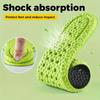 1pair Breathable Sweat Absorbent Ultra-soft Non-slip Insoles, Sports Arch Support Insoles For Men And Women
