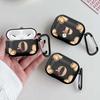 Flower Name Letter O P Case For Airpods 1 4 Pro3 2 Pro 3 Pro2 Earphone Cases Cover
