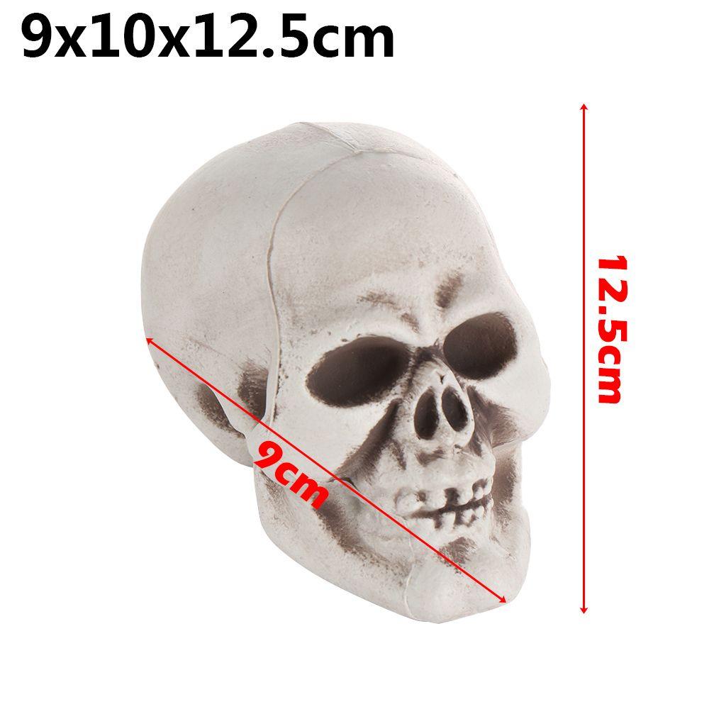 1PC Halloween Style All Size Human Skull Head Skeleton Photo Prop Home Party Decoration Game Supplies Hanging Decor High Quality