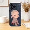 Y-Yoshitomos Art N-Nara Phone Case Silicone black Soft For IPhone 17,16,15,14,13,12,11,SE,Plus Pro Max