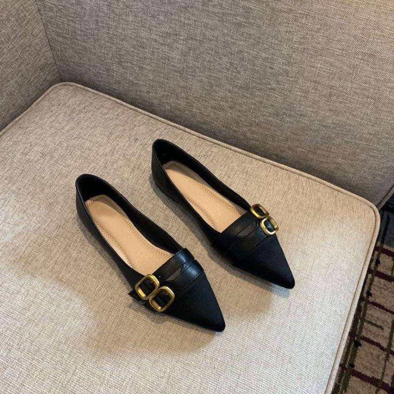 

Fashion Ladies Footwear Slip-on Pointed Toe Office Women s Flat Shoes Ballet Flats High Quality Fashion Comfortable and Elegant Lastest 40