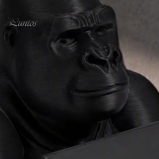 Gorilla Business Card Holder 3D Printed Holder Phone Stand Cool Desktop Desk Organizer for Office Figurine Home Decor Gift Colleagues Multifunctional