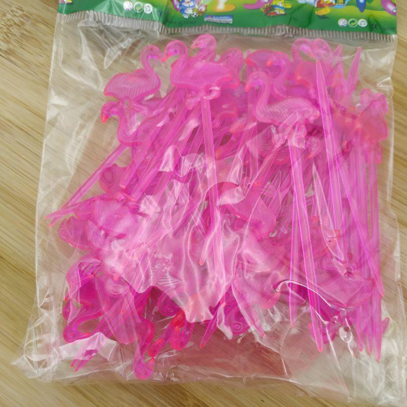 

Набор из 50 пластиковых вилок для фруктов и пирожных в форме птичек