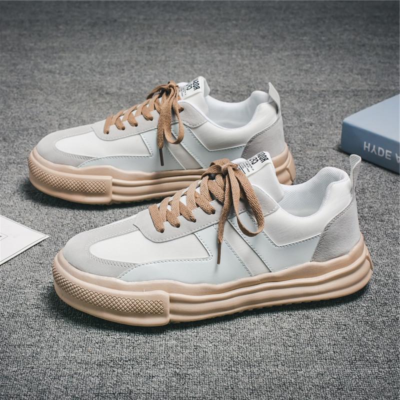 

Мужские парусиновые туфли, повседневная спортивная обувь, мужские вулканизированные туфли на весну и осень, дышащие, удобные, на плоской подошве со шнуровкой. 44 белый