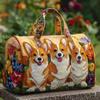 3D Printed Puppy Series Quilted Cotton Travel Bag - Fashionable Women's Yoga Handbag