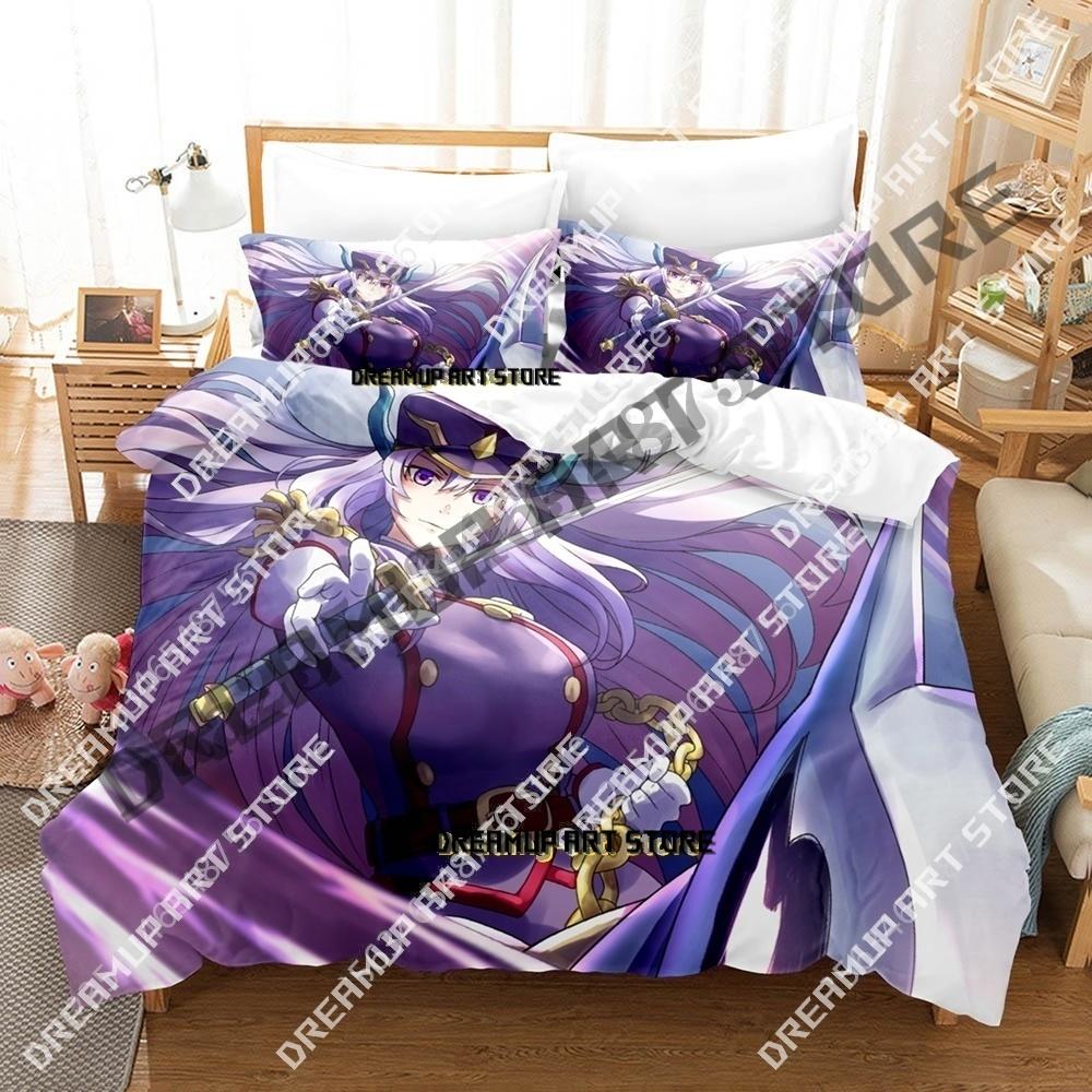 3D Print Anime Chained Soldier Bedding Set Single Twin Full Queen King Size Bed Set Adult Kid Bedroom Duvetcover Sets Anime