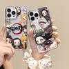 Kamado Nezuko Demons Slayers Phone Case For iPhone 17 16e 16 15 14 13 12 11 Pro Max XR XSMAX 8 7 Air Plus Transparent Soft Cover