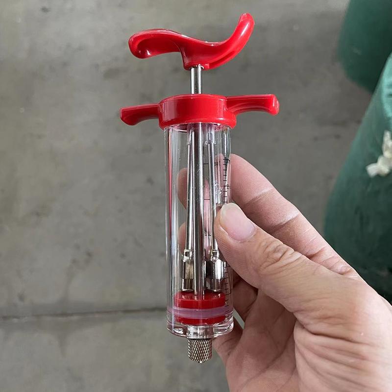 Stainless Steel Spice Syringe Marinade Injector Flavor Syringe Cooking Meat