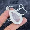 Rose Quartz Gemstone Handmade 925 Sterling Silver Jewelry Pendant 2.21" M-2979