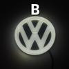 For VOLKSWAGEN 11cm 4D Badge For VW Logo Light LED Trunk Light 4D VW Logo Light Grille Badge For VW Volkswagen Bora Golf Jetta P