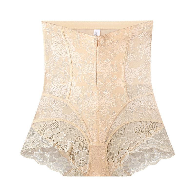 

Высокий корсет послеродовой талия молния двойной слой компрессионные формирующие трусики 2XL（65-72.5kg） бежевый