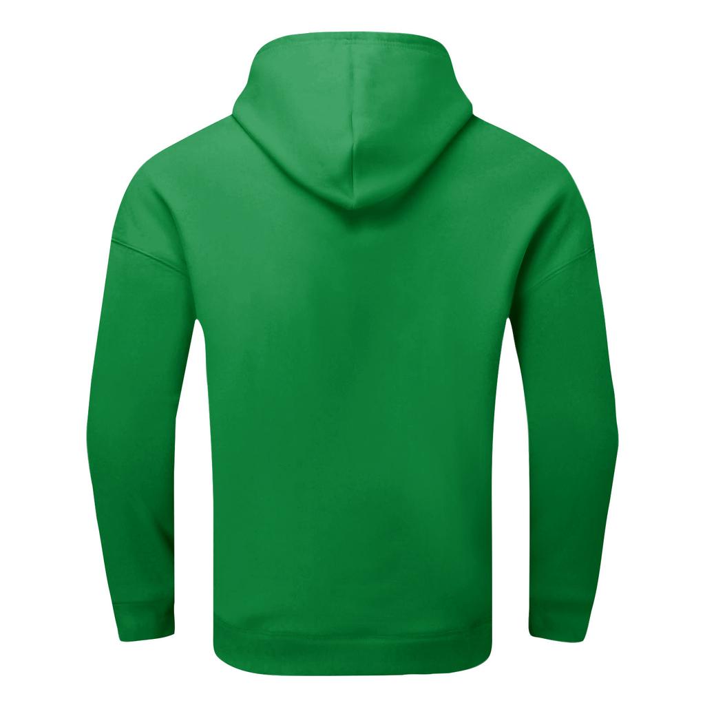 Løs herrehettegenser med juleprint