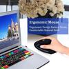 BeWishes Ergonomic Mouse, High-Precision Vertical Wireless Mouse, Rechargeable 2.4GHz Optical Vertical Mouse with 3 Adjustable DPI Settings