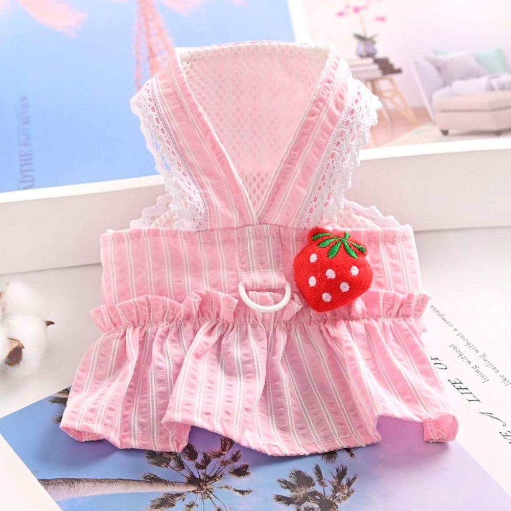 Cute Pet Summer Clothes Soft Cat Princess Skirt Pet Supplies Dog Vest  Small Animal