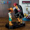 18cm One Piece Anime Action Figure - Shanks Vs Straw Hat Luffy - Collectible Revible Moment Figurine of the Four Emperors