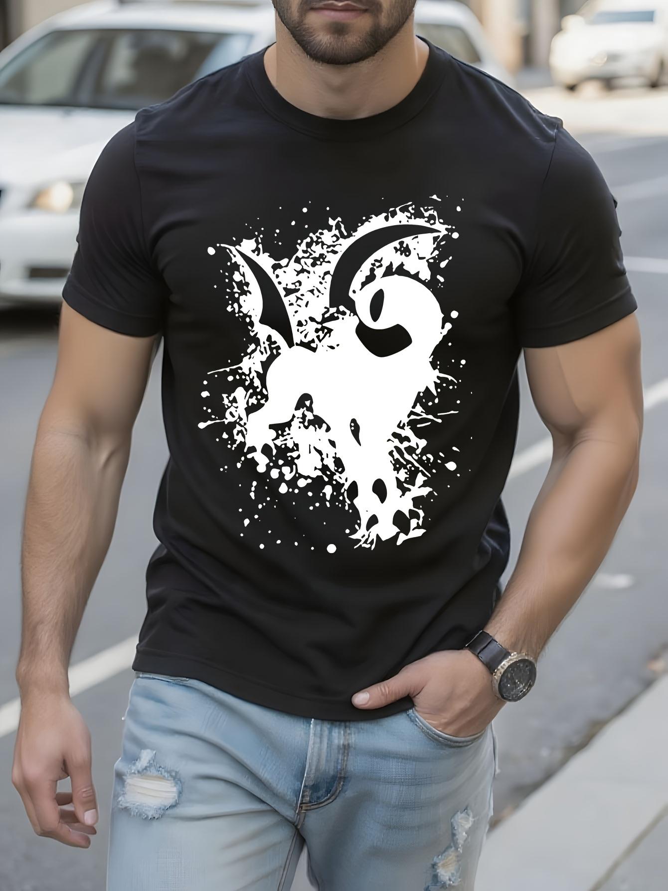 Graphic Tshirt Graphic Tshirt - Black with White Abstract... S