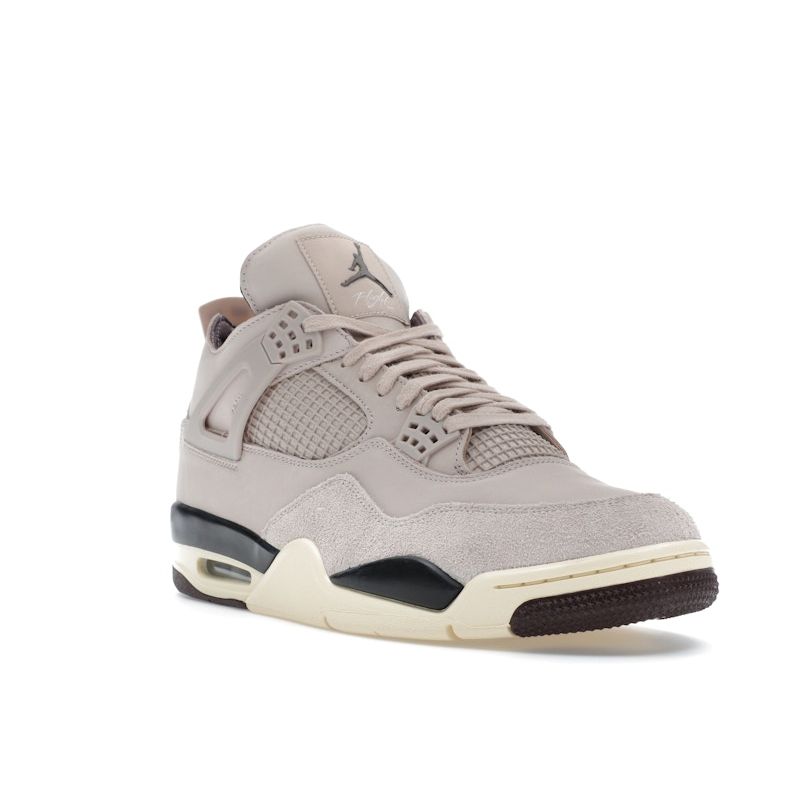 A Ma Maniére x Air Jordan 4 Retro While You Were Sleeping Women Sneakers Pink Fossil-Stone Metallic-Pewter FZ4810-200