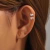 Titanium Unisex European-American Design F136 Lip Stud Ear Cartilage Piercing
