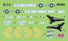 ICM American Target Drone Set of 2 Plastic Model 48399 1/48 (KDA-1/BQM-34A) (Airplane)