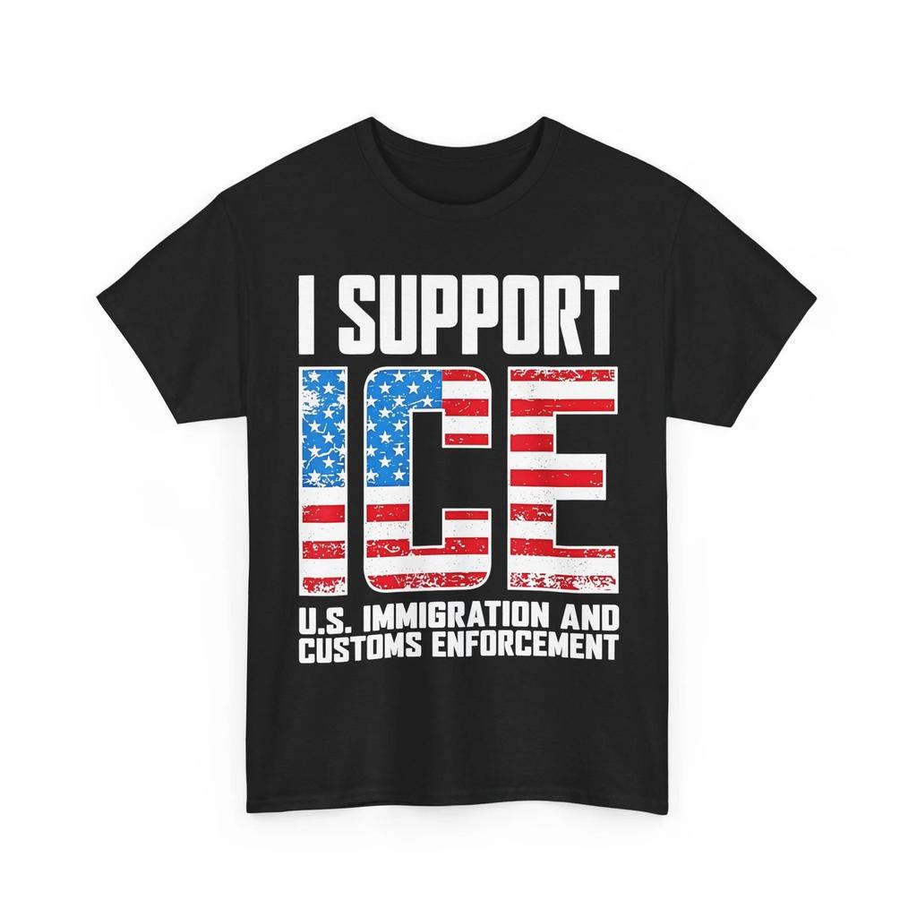 Io Supporto ICE U.S. Immigration and Customs Enforcement Maglietta