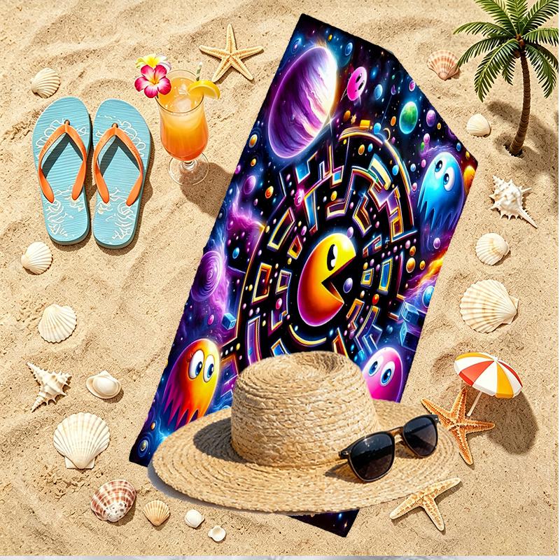 PAC Print Beach Towel, Versatile Lightweight Absorbent Beach Towel for Pool Surf Yoga Bathroom, Perfect Birthday Holiday Gift