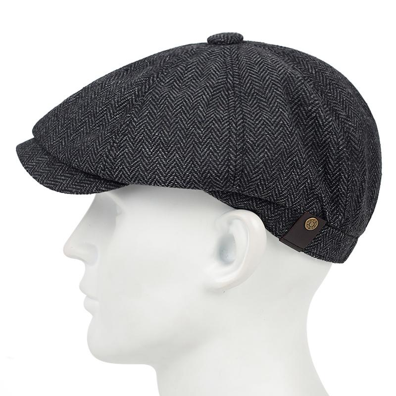 Fashionable Multi Color Patchwork Beret Hat Men and Women Spring and Autumn Newsboy Cap Outdoor Leisure Artist Hats Travel Caps