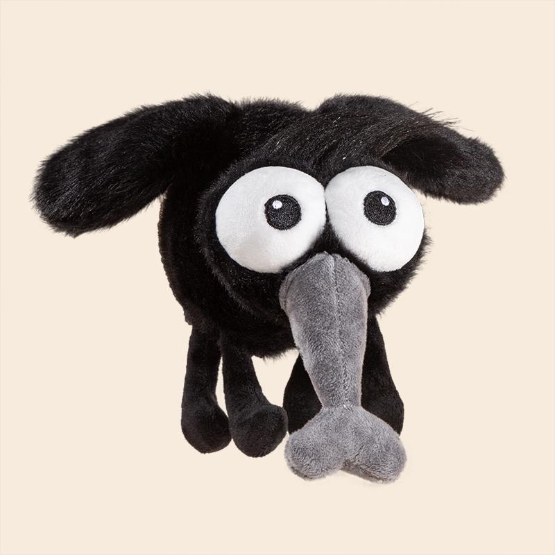 13cm/25cm Warm Season Mosquito Plush Adorable Stuffed Bug featuring Angry Facial Humorous Anti-Pest Present designed for KidsandMeme Lovers Home Decor