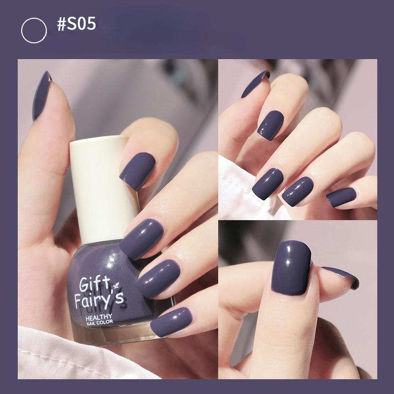 Nail Polish No Baking Long-lasting Water-based Tearable Quick-drying Nail Polish