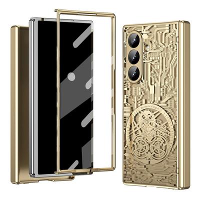 Case for Samsung Galaxy Z Fold7 5G, Mechanical Legend, Gold