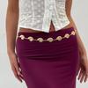 Bohemian Beach Shell & Faux Pearl Starfish Waist Chain Jewelry