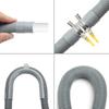 Washing Machine Drain Hose,10 FT Universal Washer Drain Hose Extension Kit with U-Bend Hose Holder and 2 Hose Clamps, Fits for 3/4 To 1-1/2