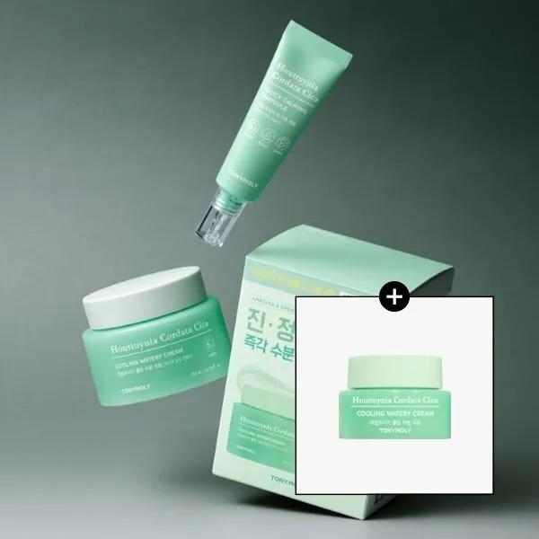 

Eoseongcho Cica Ampoule & Cream Set + Eoseongcho Cooling Cream 8ml additional gift