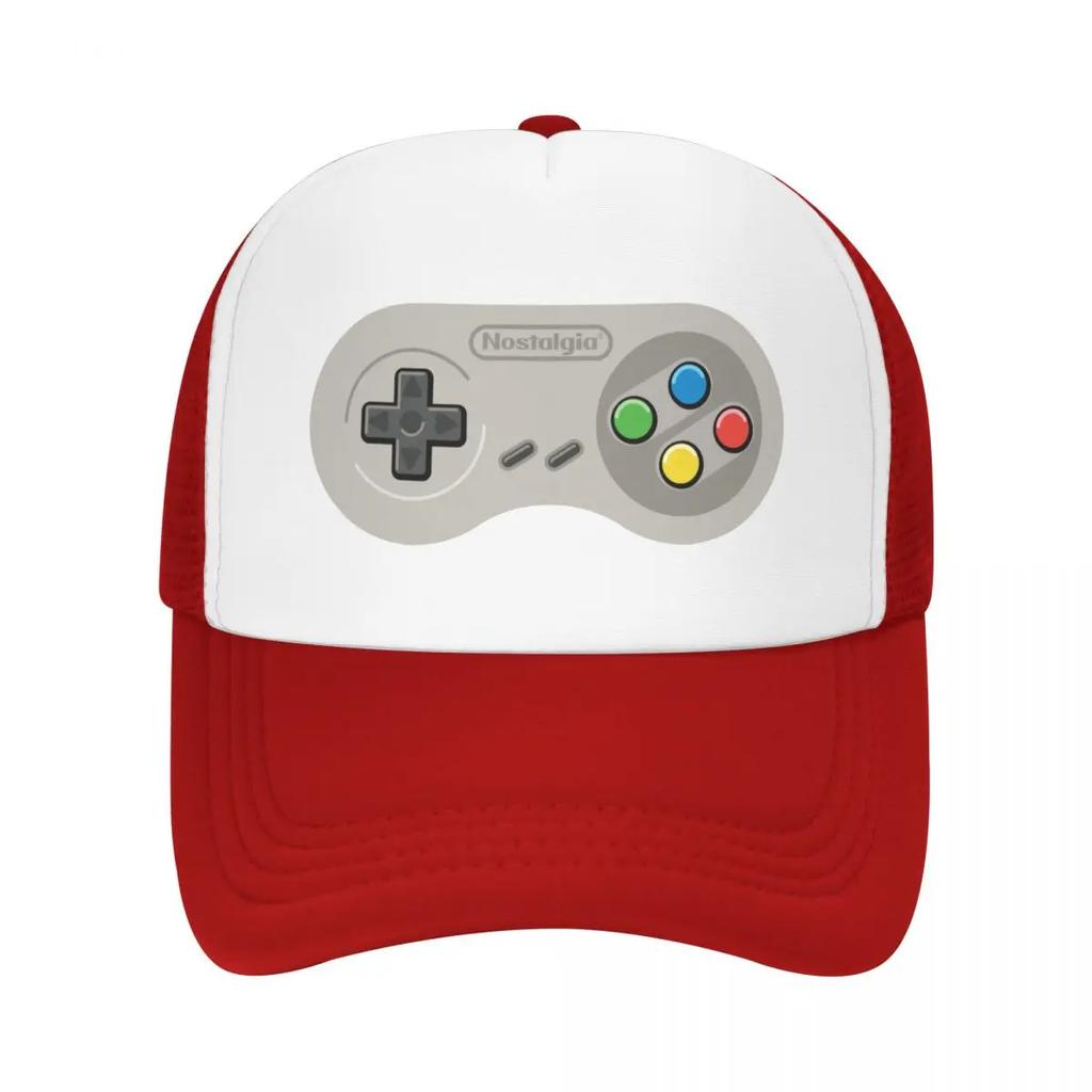 Personalized Retro Video Game Controller Baseball Cap Outdoor Unisex Womens Adjustable Gamer Gift Trucker Hat Autumn Dad Hat