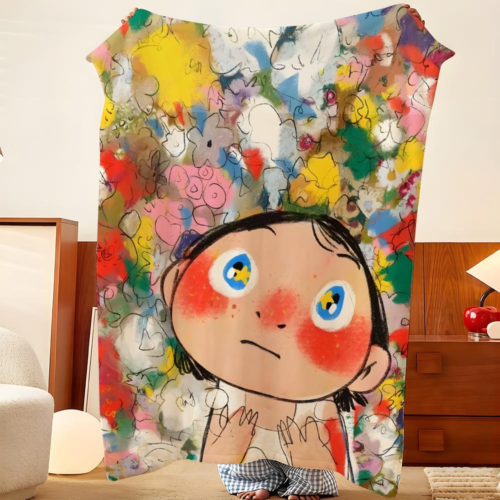 Artist P-Pdohk Throw Flannel Throw Blanket, Lightweight Cozy, Durable Washable Cute Cool