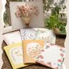1pc Gift Minimalist Blessing Card Creative Greeting Card 3D Pop-up Style Flower