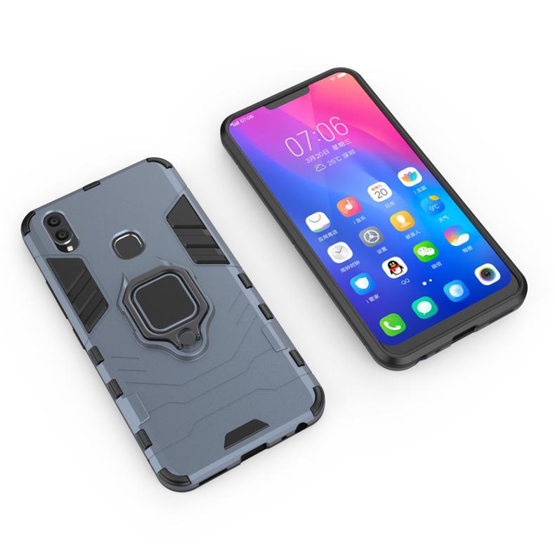 Applicable to VIVO Y11 2-in-1 ring bracket anti-drop protective cover NEX1 car magnetic three-proof mobile phone case