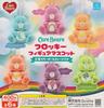 Care Bears Flocked Figure Mascot Set of Gachapon Capsule Toy [Complete 6]