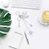 Heart Bows Bag Charm Pendant Aesthetic Purse Charms Aesthetic Keychains Keyring for Women Backpack Purse Handbag Decors
