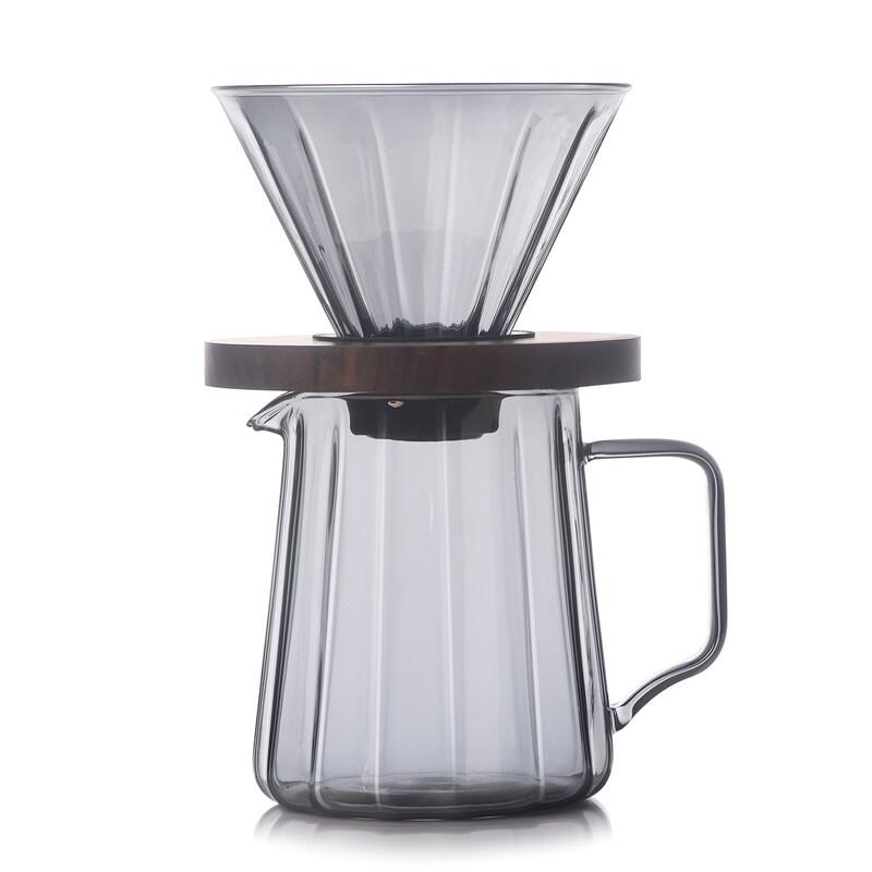 TLXT 500ML Hand-Pour Glass Coffee Server