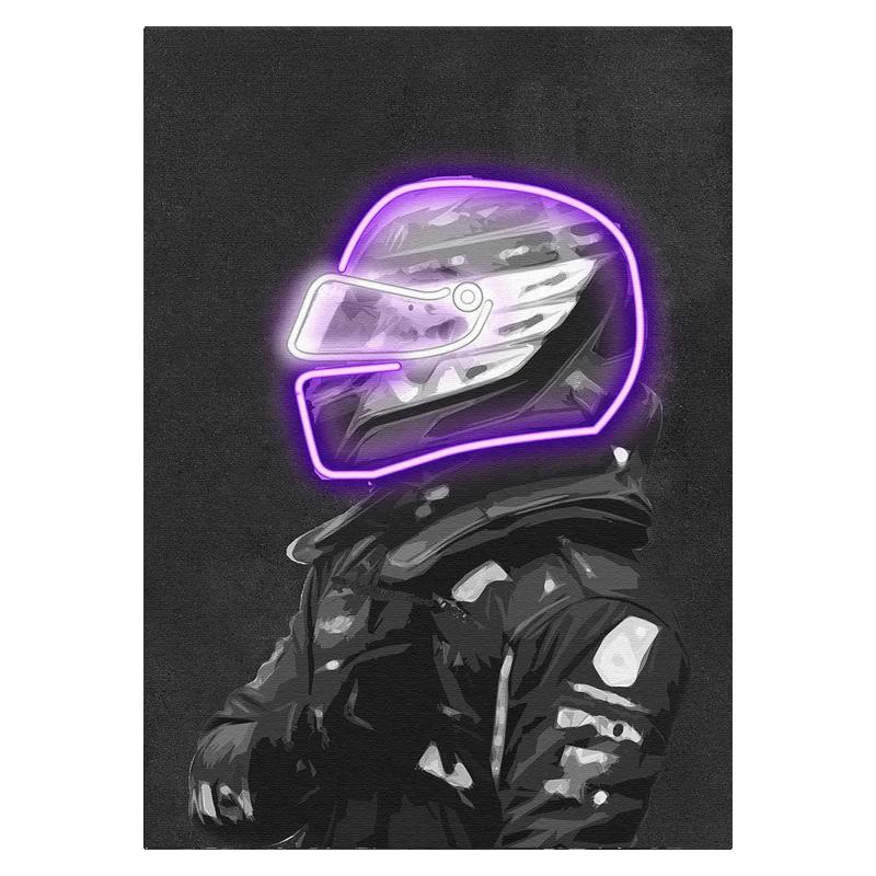 Racer Poster Motorsport Fan Gift Canvas Wall Art Poster and Prints Modern Abstract Art Painting Wall Picture for Home Room Decor