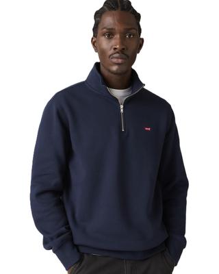 Logo Quarter Zip Pullover Sweatshirt 000VT-0003 US S
