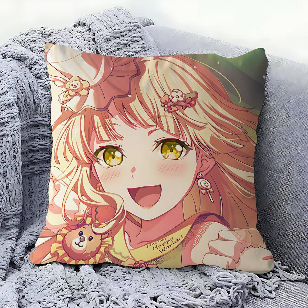Anime K-Kokoro Tsurumaki Personalized Pillow Dust Cover Bedroom Kids Party Decoration Pillowcase Birthday Children Gift