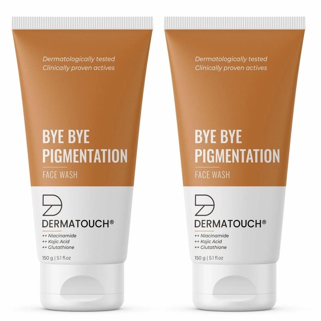 DERMATOUCH Bye Bye Pigmentation Gesichtswaschmittel || Anti-Pigmentierung 150g Packung 1