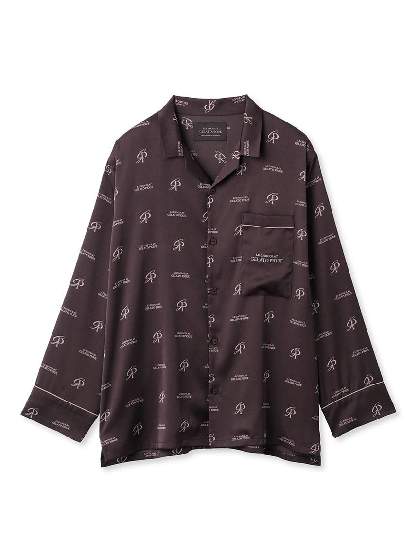 

Gelato Pique Bitter HOMME Satin Shirt PMFT241294 BRW Men s